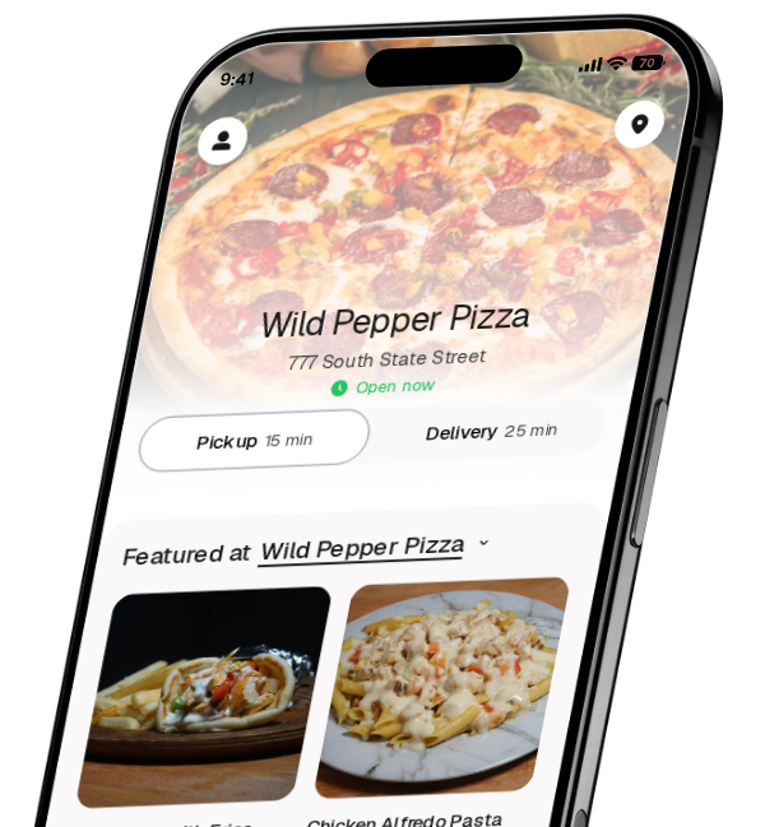 Wild Pepper Pizza app preview