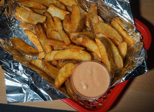 Potato Wedges.