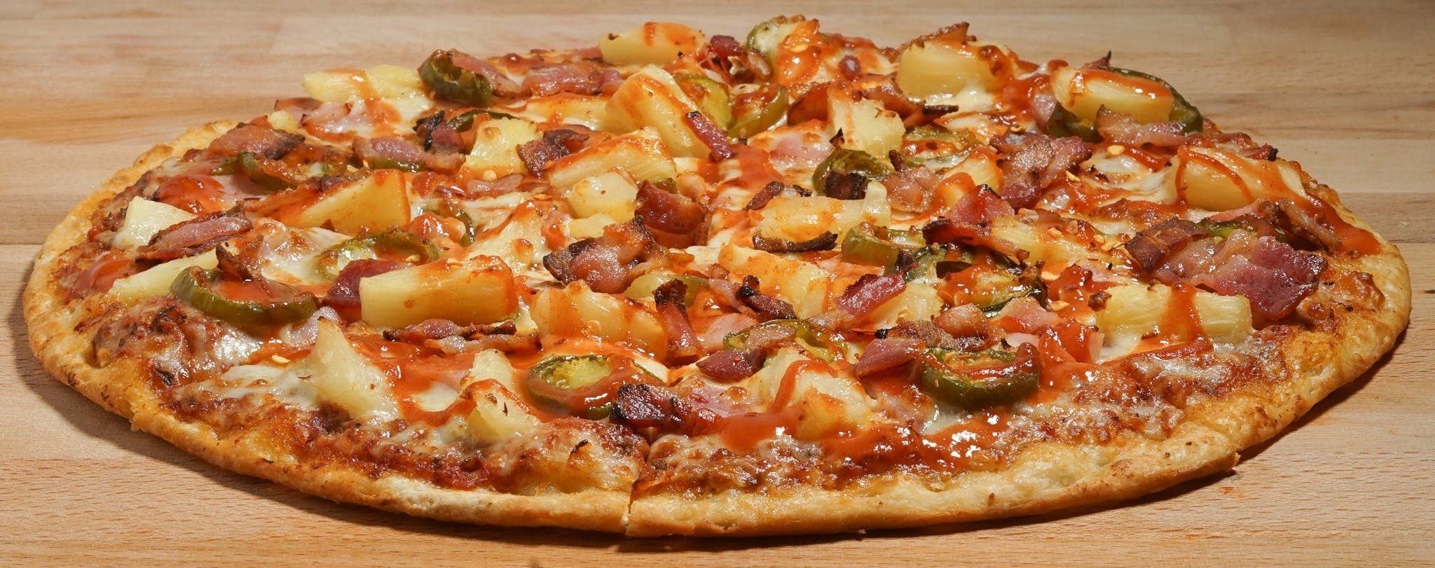 Hot Hawaiian Pizza.